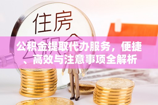 铅山公积金提取代办服务，便捷、高效与注意事项全解析