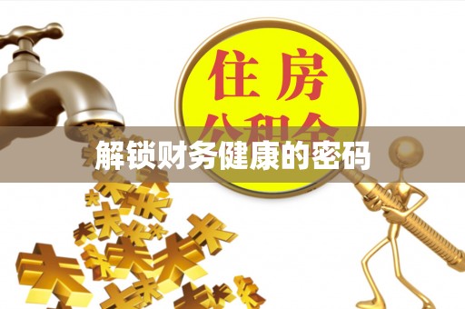 铅山解锁财务健康的密码